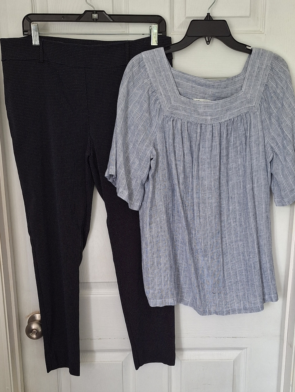 Caffe Marrakech Top M + Jules & Leopold Pants XL Workwear Bundle
